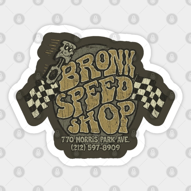 Bronx Speed Shop 1966 Sticker by JCD666